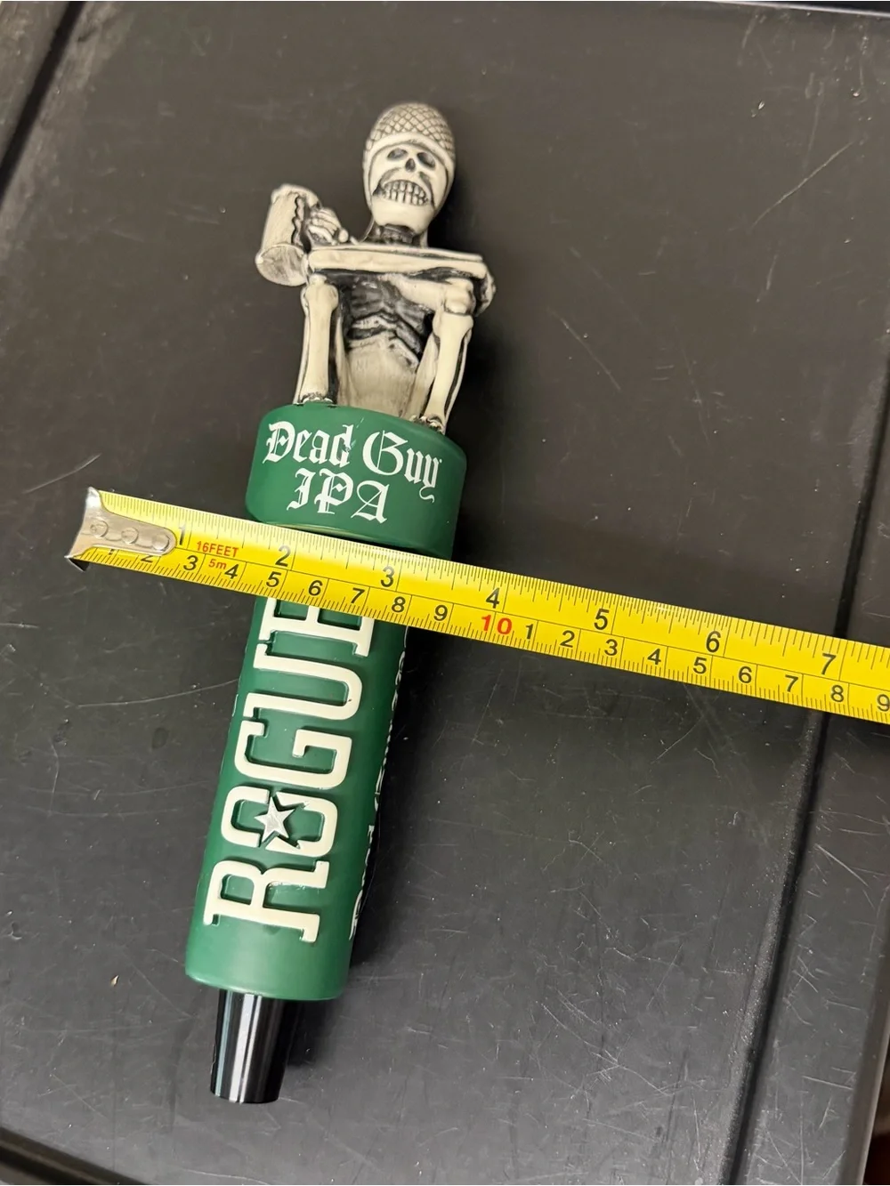 Rogue Dead Guy IPA Skeleton Beer Tap Handle